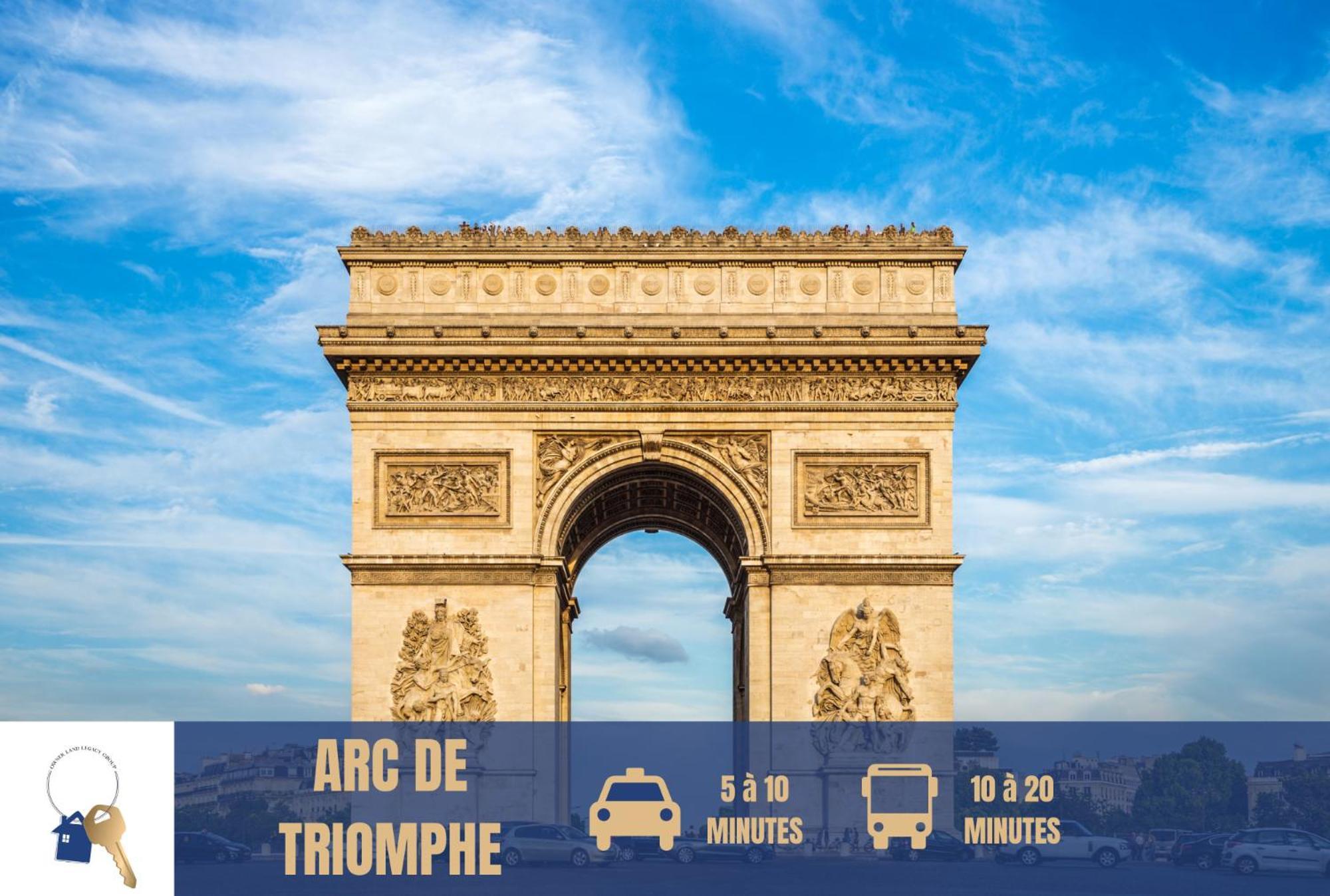 Chambre Lit Double Et Salon Avec Canape-Lit A 10 Minutes Des Champs Elysees 巴黎 外观 照片